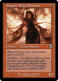 Dragon's Rage Channeler (Retro Frame) - Modern Horizons 2 (MH2) #9 - Uncommon Magic: The Gathering Trading Card