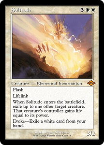 Solitude (Retro Frame) - Modern Horizons 2 (MH2) #3 - Mythic Rare Magic: The Gathering Trading Card