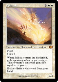 Solitude (Retro Frame) - Modern Horizons 2 (MH2) #3 - Mythic Magic: The Gathering Trading Card