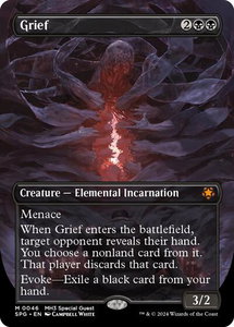 Grief (Borderless) - Special Guests (SPG) #46 - Mythic Rare Magic: The Gathering Trading Card