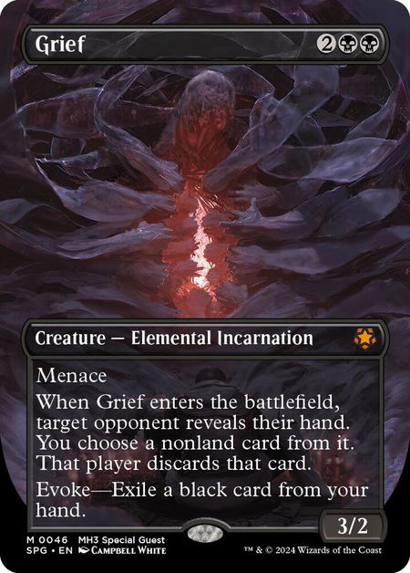 Grief (Borderless) - Special Guests Magic: The Gathering trading card