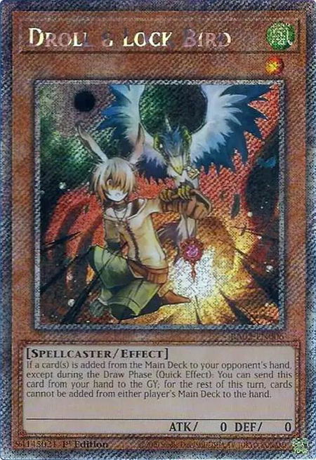 Droll & Lock Bird (Platinum Secret Rare) - 25th Anniversary Rarity Collection II YuGiOh trading card