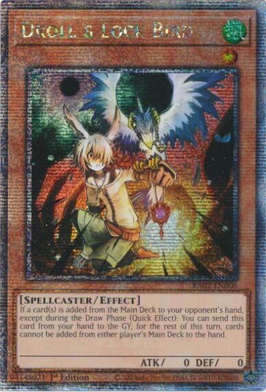 Droll & Lock Bird (Quarter Century Secret Rare) - 25th Anniversary Rarity Collection II YuGiOh trading card