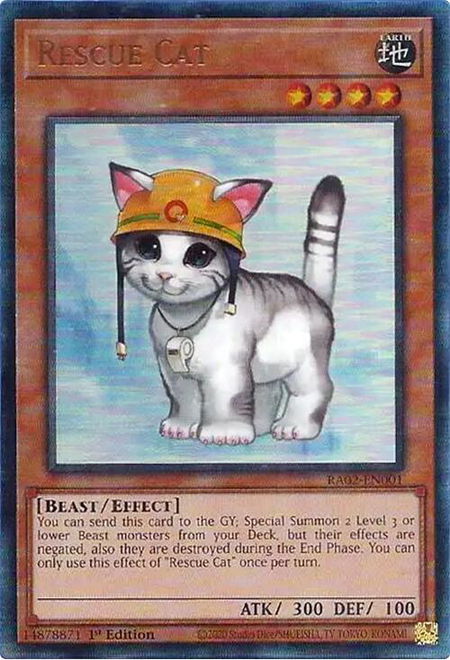 Rescue Cat (PUR) - 25th Anniversary Rarity Collection II YuGiOh trading card