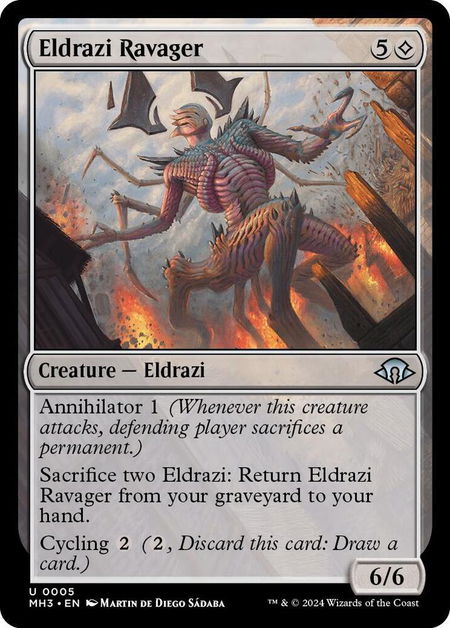 Eldrazi Ravager - Modern Horizons 3 Magic: The Gathering trading card