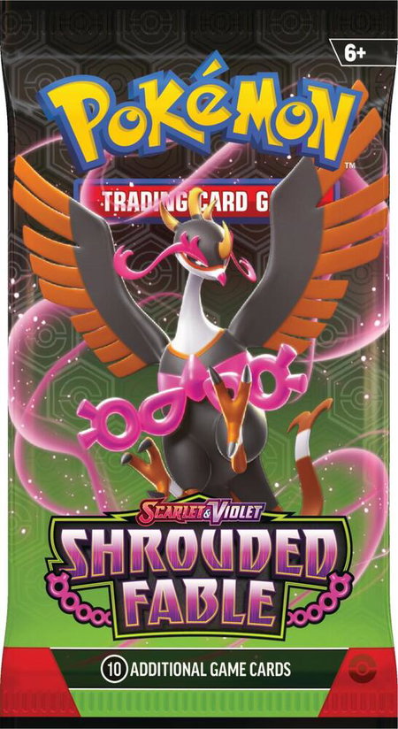 Shrouded Fable Booster Pack trading card from SV: Shrouded Fable Shrouded Fable Booster Pack - SV: Shrouded Fable Pokémon trading card