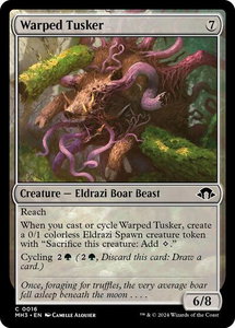 Warped Tusker - Modern Horizons 3 (MH3) #16 - Common Magic: The Gathering Trading Card