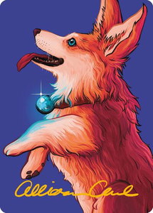 Phelia, Exuberant Shepherd Art Card (Gold-Stamped Signature) - Art Series: Modern Horizons 3 (ASMH3) #46 - Special Magic: The Gathering Trading Card