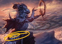 Witch Enchanter Art Card (Gold-Stamped Signature) - Art Series: Modern Horizons 3 (ASMH3) #16 - Special Magic: The Gathering Trading Card