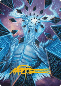 Ugin's Binding Art Card (Gold-Stamped Signature) - Art Series: Modern Horizons 3 (ASMH3) #36 - Special Magic: The Gathering Trading Card