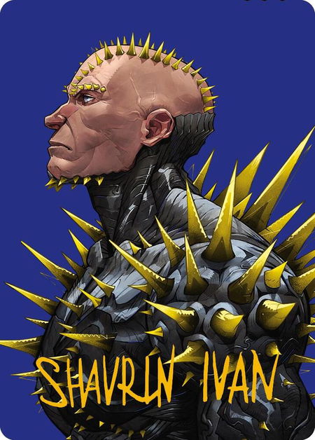 K'rrik, Son of Yawgmoth Art Card (Gold-Stamped Signature) - Art Series: Modern Horizons 3 Magic: The Gathering trading card