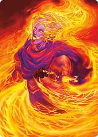 Flare of Duplication Art Card (Gold-Stamped Signature) - Art Series: Modern Horizons 3 (ASMH3) #38 - Special Magic: The Gathering Trading Card