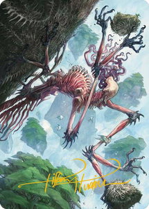 Territory Culler Art Card (Gold-Stamped Signature) - Art Series: Modern Horizons 3 (ASMH3) #11 - Special Magic: The Gathering Trading Card