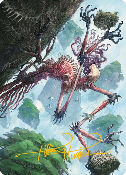 Territory Culler Art Card (Gold-Stamped Signature) trading card from Art Series: Modern Horizons 3 Territory Culler Art Card (Gold-Stamped Signature) - Art Series: Modern Horizons 3 Magic: The Gathering trading card