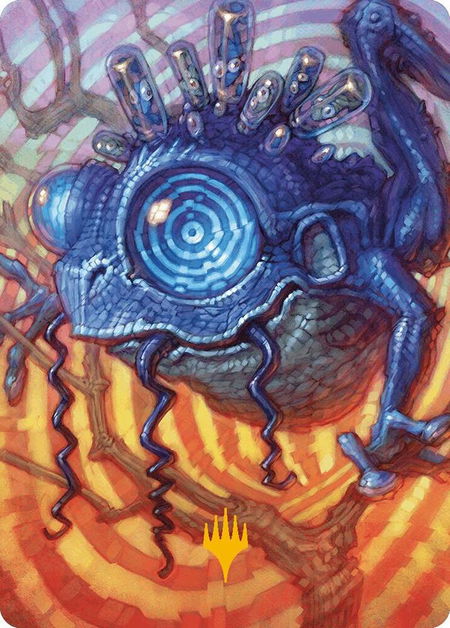 Psychic Frog Art Card (Gold-Stamped Planeswalker Symbol) trading card from Art Series: Modern Horizons 3 Psychic Frog Art Card (Gold-Stamped Planeswalker Symbol) - Art Series: Modern Horizons 3 Magic: The Gathering trading card