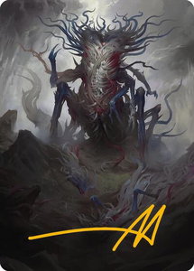 Azlask, the Swelling Scourge Art Card (Gold-Stamped Signature) - Art Series: Modern Horizons 3 (ASMH3) #25 - Special Magic: The Gathering Trading Card