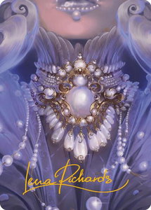 Pearl Medallion Art Card (Gold-Stamped Signature) - Art Series: Modern Horizons 3 (ASMH3) #43 - Special Magic: The Gathering Trading Card