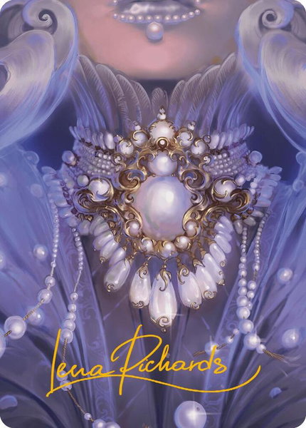 Pearl Medallion Art Card (Gold-Stamped Signature) trading card from Art Series: Modern Horizons 3 Pearl Medallion Art Card (Gold-Stamped Signature) - Art Series: Modern Horizons 3 Magic: The Gathering trading card