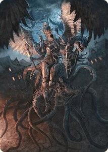 Angelic Aberration Art Card - Art Series: Modern Horizons 3 (ASMH3) #28 - Special Magic: The Gathering Trading Card