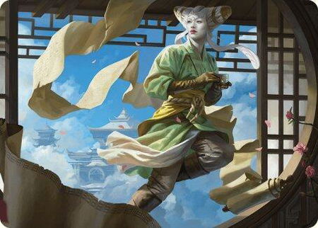 Tamiyo, Inquisitive Student Art Card trading card from Art Series: Modern Horizons 3 Tamiyo, Inquisitive Student Art Card - Art Series: Modern Horizons 3 Magic: The Gathering trading card