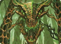 Colossal Dreadmask Art Card - Art Series: Modern Horizons 3 (ASMH3) #8 - Special Magic: The Gathering Trading Card