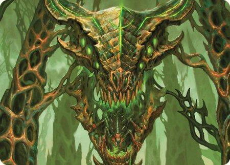 Colossal Dreadmask Art Card - Art Series: Modern Horizons 3 Magic: The Gathering trading card