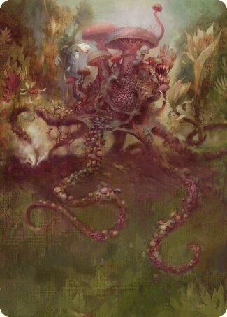 Sowing Mycospawn Art Card - Art Series: Modern Horizons 3 Magic: The Gathering trading card