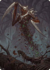 Grist, the Plague Swarm Art Card - Art Series: Modern Horizons 3 (ASMH3) #18 - Special Magic: The Gathering Trading Card