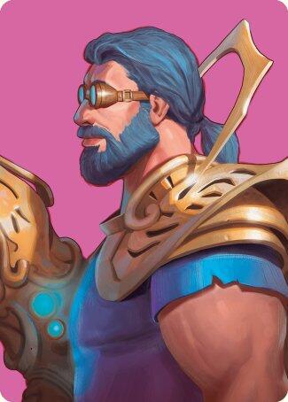 Satya, Aetherflux Genius Art Card - Art Series: Modern Horizons 3 Magic: The Gathering trading card