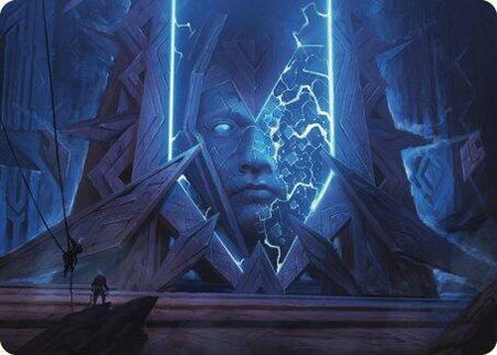 Stone Idol Generator Art Card - Art Series: Modern Horizons 3 Magic: The Gathering trading card