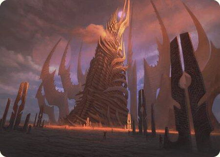 Phyrexian Tower Art Card - Art Series: Modern Horizons 3 Magic: The Gathering trading card