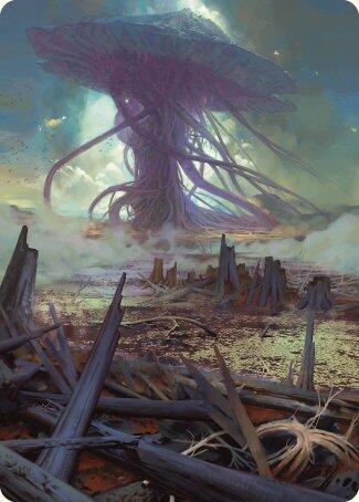 Swamp Art Card - Art Series: Modern Horizons 3 Magic: The Gathering trading card