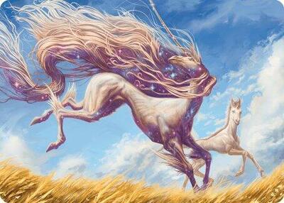 Nyxborn Unicorn Art Card - Art Series: Modern Horizons 3 (ASMH3) #1 - Special Magic: The Gathering Trading Card