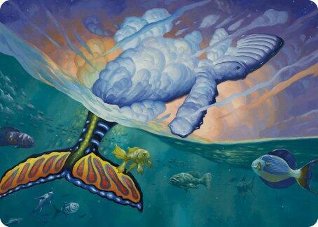 Dreamtide Whale Art Card - Art Series: Modern Horizons 3 Magic: The Gathering trading card