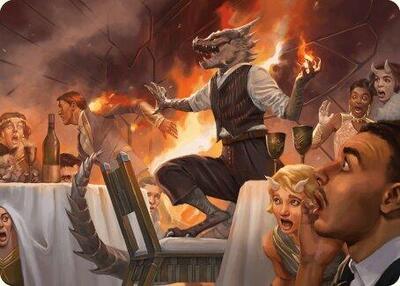 Party Thrasher Art Card - Art Series: Modern Horizons 3 (ASMH3) #6 - Special Magic: The Gathering Trading Card