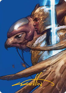 Arna Kennerud, Skycaptain Art Card (Gold-Stamped Signature) - Art Series: Modern Horizons 3 (ASMH3) #48 - Special Magic: The Gathering Trading Card