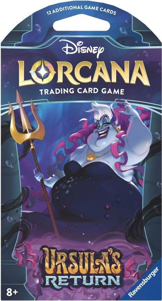 Disney Lorcana: Ursula's Return Sleeved Booster Pack trading card from Ursula's Return Disney Lorcana: Ursula's Return Sleeved Booster Pack - Ursula's Return Disney Lorcana trading card