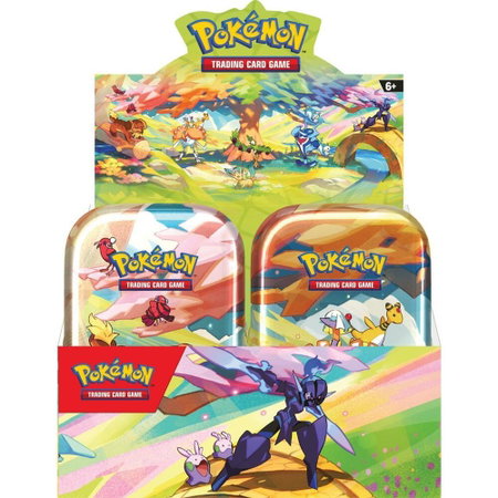 Vibrant Paldea Mini Tin Collection Display trading card from Miscellaneous Cards & Products Vibrant Paldea Mini Tin Collection Display - Miscellaneous Cards & Products Pokémon trading card
