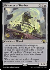 Devourer of Destiny - Prerelease Cards (PRE) #2s - Rare Magic: The Gathering Trading Card