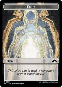 Copy // Treasure Double-Sided Token - Modern Horizons 3 (MH3) #1 // 34 - Token Magic: The Gathering Trading Card