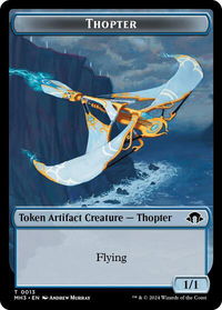 Thopter Token - Modern Horizons 3 (MH3) #13 - Token Magic: The Gathering Trading Card