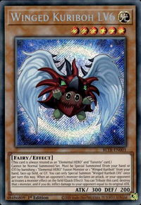 Winged Kuriboh LV6 - Battles of Legend: Terminal Revenge (BLTR) #BLTR-EN001 - Secret Rare YuGiOh Trading Card