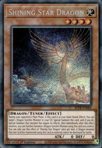 Shining Star Dragon - Battles of Legend: Terminal Revenge (BLTR) #BLTR-EN002 - Secret Rare YuGiOh Trading Card