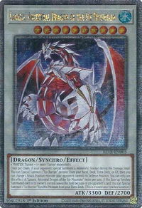 Lancea, Ancestral Dragon of the Ice Mountain (Quarter Century Secret Rare) - Battles of Legend: Terminal Revenge (BLTR) #BLTR-EN005 - Quarter Century Secret Rare YuGiOh Trading Card