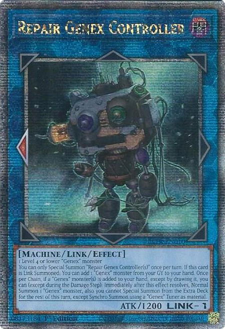 Repair Genex Controller (Quarter Century Secret Rare) - Battles of Legend: Terminal Revenge YuGiOh trading card