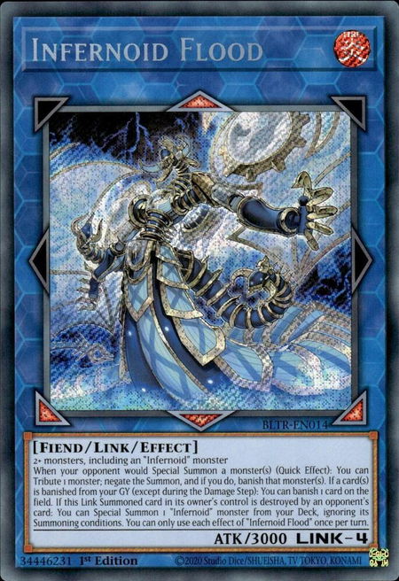 Infernoid Flood - Battles of Legend: Terminal Revenge YuGiOh trading card
