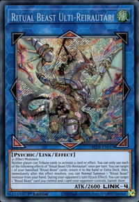 Ritual Beast Ulti-Reirautari - Battles of Legend: Terminal Revenge (BLTR) #BLTR-EN019 - Secret Rare YuGiOh Trading Card