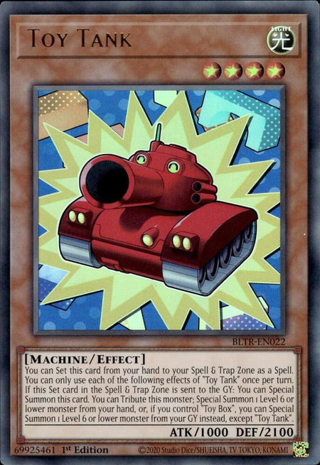 Toy Tank - Battles of Legend: Terminal Revenge YuGiOh trading card
