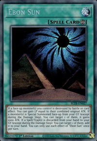 Ebon Sun - Battles of Legend: Terminal Revenge (BLTR) #BLTR-EN027 - Secret Rare YuGiOh Trading Card