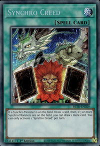 Synchro Creed - Battles of Legend: Terminal Revenge (BLTR) #BLTR-EN029 - Secret Rare YuGiOh Trading Card